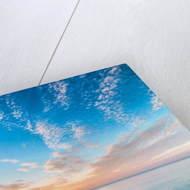 Calm beach at dusk by Assaf Frank